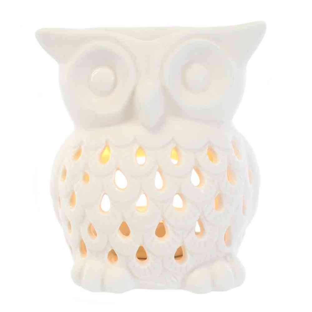 Something Different - White Owl Oil burner - White
